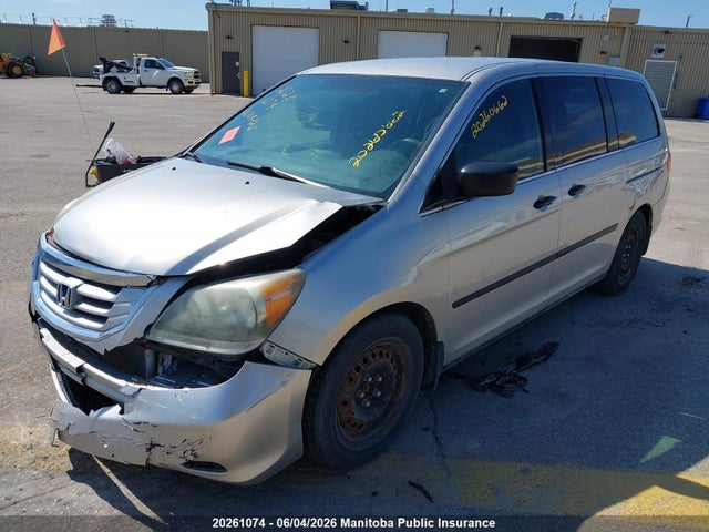 20261074 :رقم المزاد ، 5FNRL38148B500270 vin ، 2008 Honda Odyssey Dx مزاد بيع