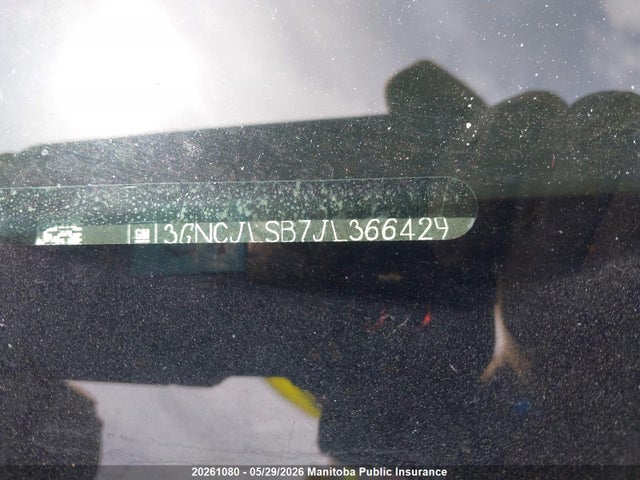 Aukcja sprzedaży 2018 Chevrolet Trax Lt, vin: 3GNCJLSB7JL366429, numer aukcji: 20261080