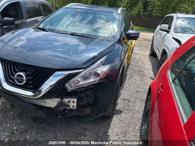 2015 Nissan Murano Sl მანქანა იყიდება აუქციონზე, vin: 5N1AZ2MH6FN223706, აუქციონის ნომერი: 20261090