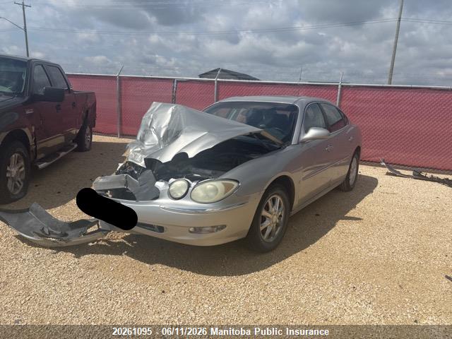 20261095 :رقم المزاد ، 2G4WJ582X61296955 vin ، 2006 Buick Allure Cxl مزاد بيع