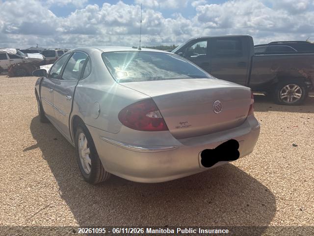 20261095 :رقم المزاد ، 2G4WJ582X61296955 vin ، 2006 Buick Allure Cxl مزاد بيع