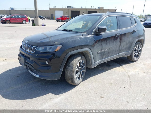 Продаж на аукціоні авто 2022 Jeep Compass Limited, vin: 3C4NJDCB4NT220646, номер лоту: 20261100