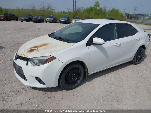 Продаж на аукціоні авто 2015 Toyota Corolla Le, vin: 2T1BURHE7FC331416, номер лоту: 20261107