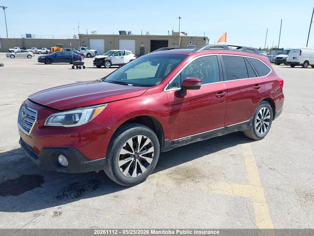 2017 Subaru Outback 3.6r მანქანა იყიდება აუქციონზე, vin: 4S4BSFLC8H3260020, აუქციონის ნომერი: 20261112