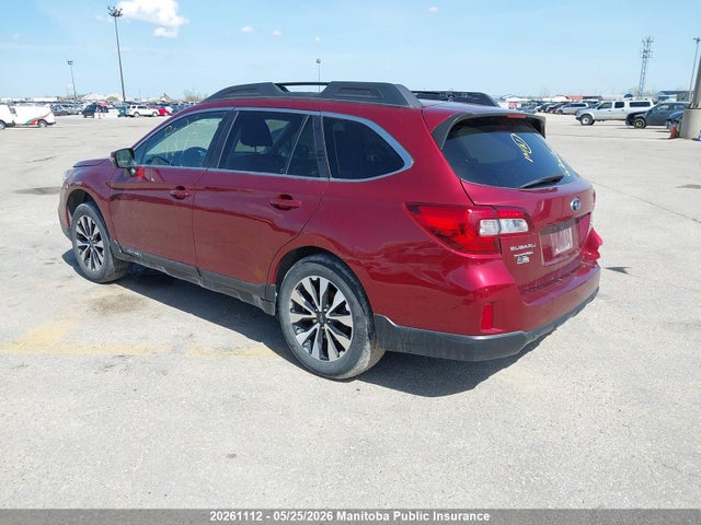 2017 Subaru Outback 3.6r მანქანა იყიდება აუქციონზე, vin: 4S4BSFLC8H3260020, აუქციონის ნომერი: 20261112