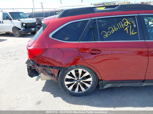2017 Subaru Outback 3.6r მანქანა იყიდება აუქციონზე, vin: 4S4BSFLC8H3260020, აუქციონის ნომერი: 20261112