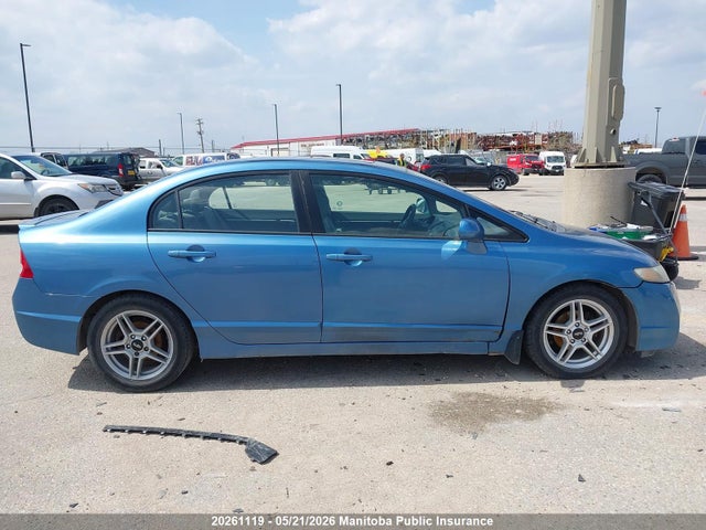 20261119 :رقم المزاد ، 2HGFA16089H023458 vin ، 2009 Honda Civic Ex-l مزاد بيع