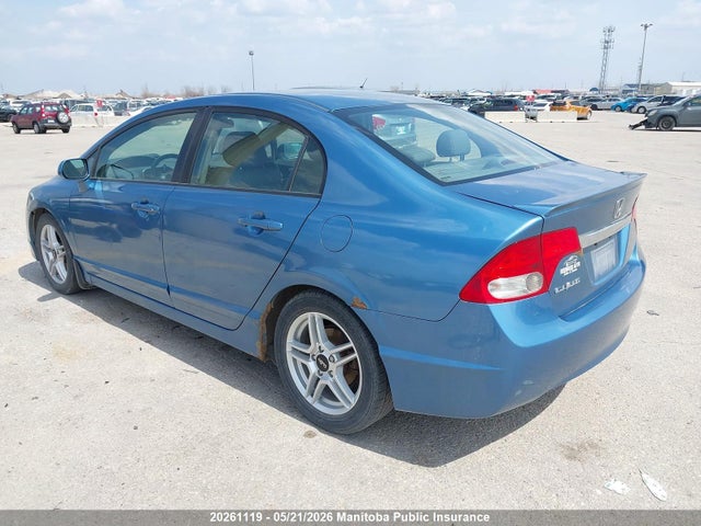 20261119 :رقم المزاد ، 2HGFA16089H023458 vin ، 2009 Honda Civic Ex-l مزاد بيع