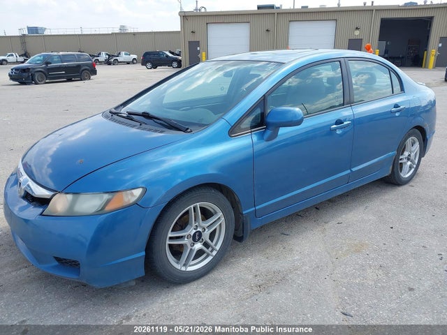 20261119 :رقم المزاد ، 2HGFA16089H023458 vin ، 2009 Honda Civic Ex-l مزاد بيع