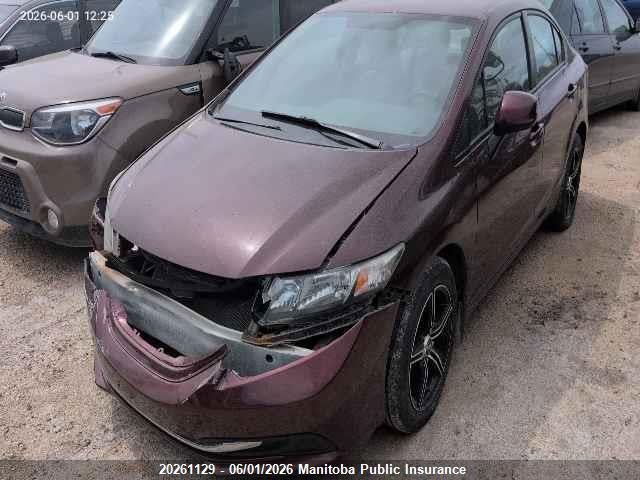 2013 Honda Civic Lx მანქანა იყიდება აუქციონზე, vin: 2HGFB2F43DH045219, აუქციონის ნომერი: 20261129