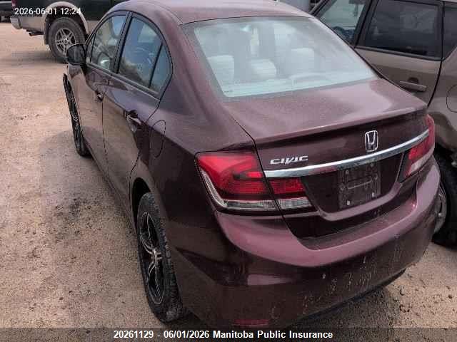 2013 Honda Civic Lx მანქანა იყიდება აუქციონზე, vin: 2HGFB2F43DH045219, აუქციონის ნომერი: 20261129