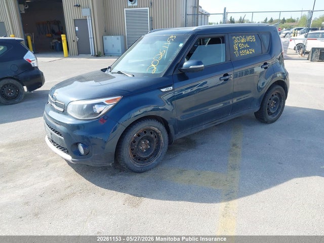 2018 Kia Soul Ex მანქანა იყიდება აუქციონზე, vin: KNDJP3A5XJ7555624, აუქციონის ნომერი: 20261153
