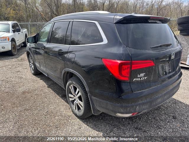 5FNYF6H74HB500357 Honda Pilot Ex-l