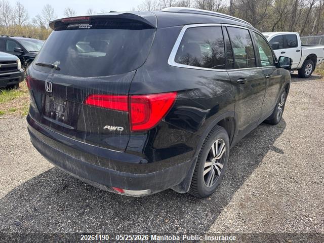 5FNYF6H74HB500357 Honda Pilot Ex-l