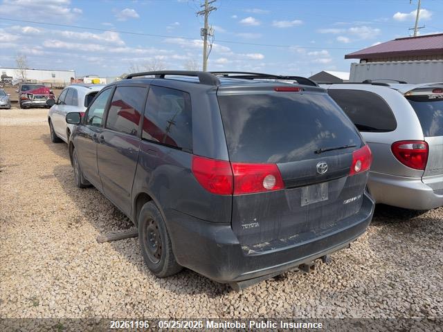 20261196 :رقم المزاد ، 5TDZK29C78S145412 vin ، 2008 Toyota Sienna Ce V6 مزاد بيع