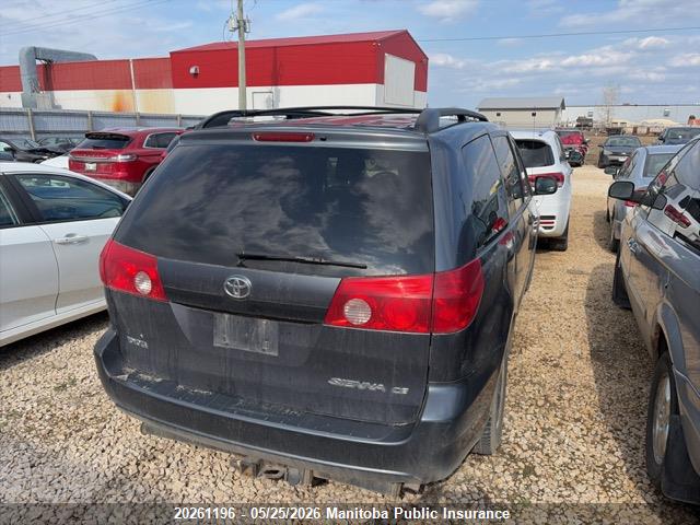 20261196 :رقم المزاد ، 5TDZK29C78S145412 vin ، 2008 Toyota Sienna Ce V6 مزاد بيع