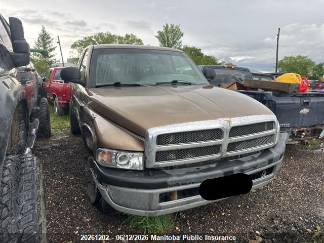 Продажа на аукционе авто 1999 Dodge Ram 2500 Laramie Slt Quad Cab, vin: 3B7KF2363XG164822, номер лота: 20261202