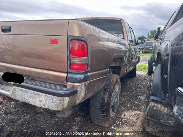 Продажа на аукционе авто 1999 Dodge Ram 2500 Laramie Slt Quad Cab, vin: 3B7KF2363XG164822, номер лота: 20261202