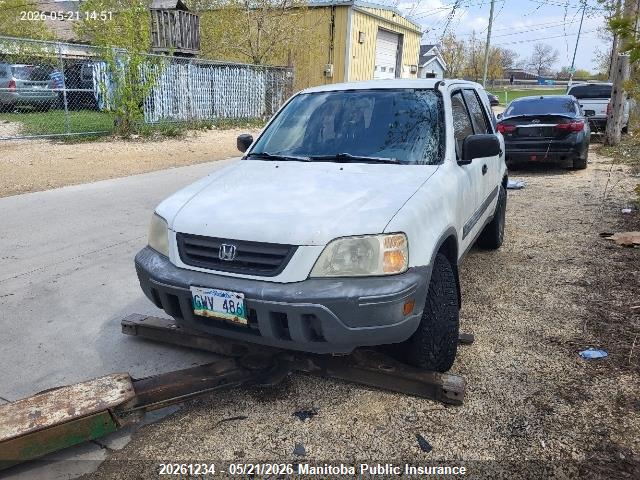 1999 Honda Cr-v Lx მანქანა იყიდება აუქციონზე, vin: JHLRD2840XC017763, აუქციონის ნომერი: 20261234