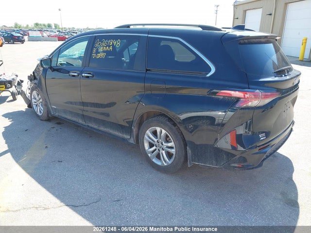 Продаж на аукціоні авто 2021 Toyota Sienna Xse Hybrid, vin: 5TDGSKFC0MS001397, номер лоту: 20261248