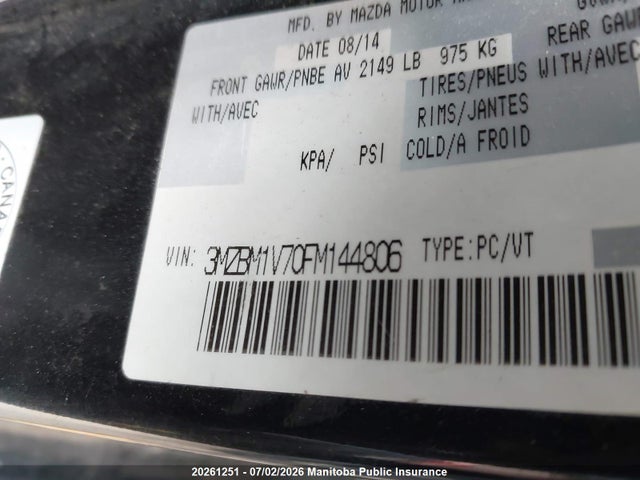 Mazda Mazda3 Gs Sky 2015 3MZBM1V70FM144806 Image 9