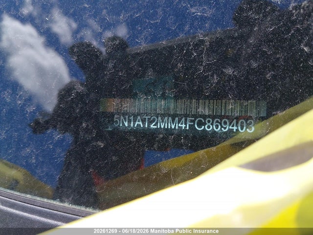 Nissan ROGUE SV 2015 5N1AT2MM4FC869403 Image 9