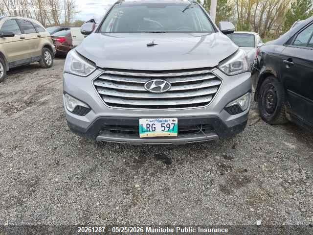 20261287 :رقم المزاد ، KM8SNDHF3FU125808 vin ، 2015 Hyundai Santa Fe Xl مزاد بيع