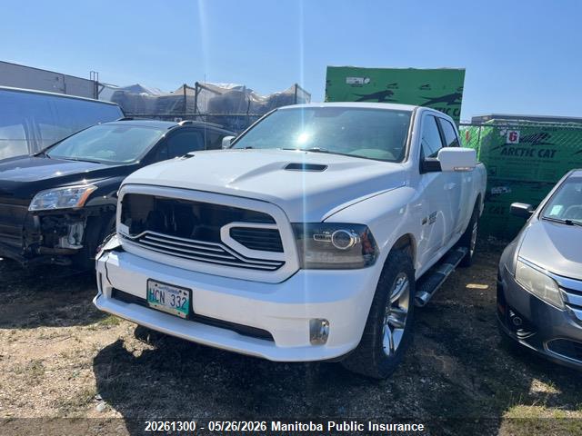 Продаж на аукціоні авто 2018 Dodge Ram 1500 Sport Crew Cab, vin: 1C6RR7MT7JS203300, номер лоту: 20261300