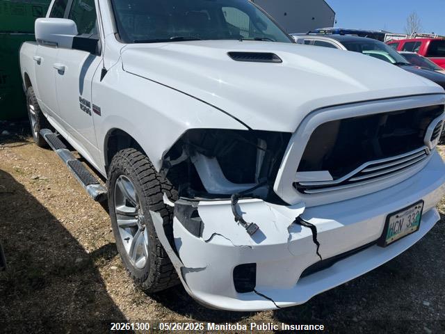 Продаж на аукціоні авто 2018 Dodge Ram 1500 Sport Crew Cab, vin: 1C6RR7MT7JS203300, номер лоту: 20261300