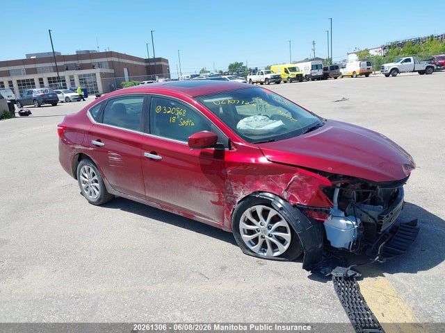 Продаж на аукціоні авто 2018 Nissan Sentra 1.8 Sv, vin: 3N1AB7AP1JY320568, номер лоту: 20261306