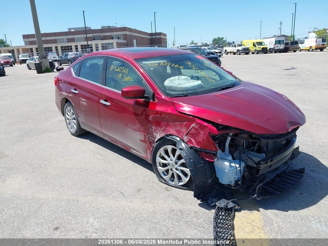 Продаж на аукціоні авто 2018 Nissan Sentra 1.8 Sv, vin: 3N1AB7AP1JY320568, номер лоту: 20261306