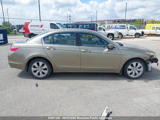 2008 Honda Accord Ex-l მანქანა იყიდება აუქციონზე, vin: 1HGCP26848A801409, აუქციონის ნომერი: 20261326