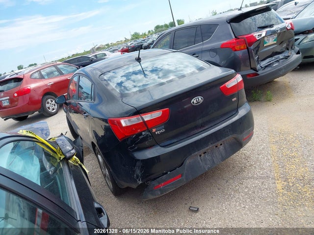 KIA RIO LX 2014 KNADM4A32E6382751 Image 3