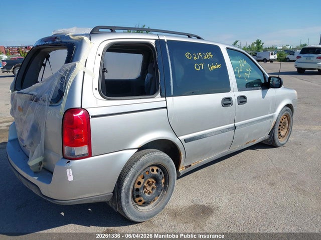 2007 Chevrolet Uplander Ls მანქანა იყიდება აუქციონზე, vin: 1GNDU23147D219284, აუქციონის ნომერი: 20261336