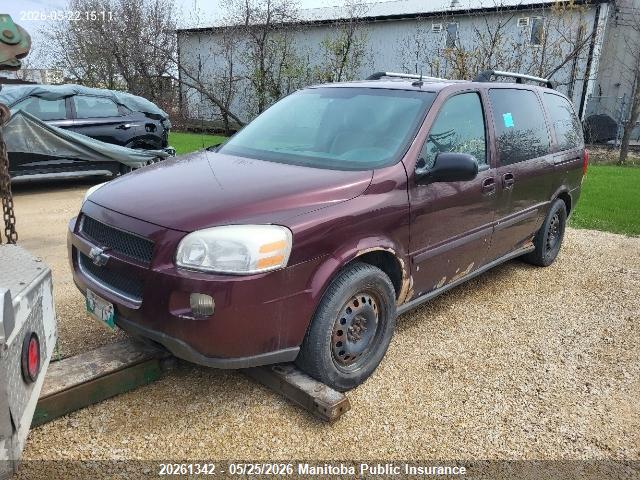 20261342 :رقم المزاد ، 1GNDV33119D119715 vin ، 2009 Chevrolet Uplander Lt Ext مزاد بيع