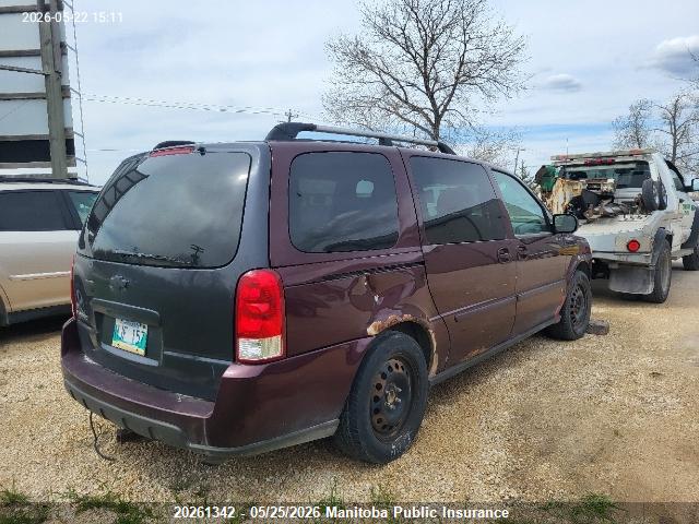 20261342 :رقم المزاد ، 1GNDV33119D119715 vin ، 2009 Chevrolet Uplander Lt Ext مزاد بيع