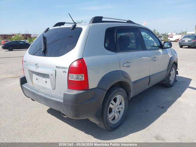 20261343 :رقم المزاد ، KM8JM72D08U876262 vin ، 2008 Hyundai Tucson Gl V6 مزاد بيع