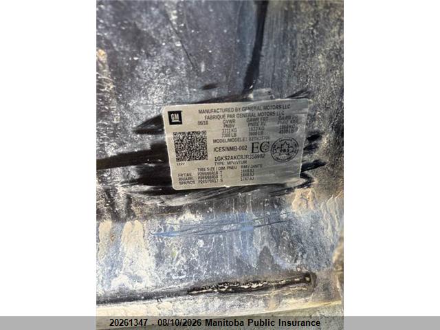 1GKS2AKC8JR358982 GMC YUKON SLE