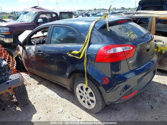 2014 Kia Rio 5 Lx მანქანა იყიდება აუქციონზე, vin: KNADM5A39E6928175, აუქციონის ნომერი: 20261358