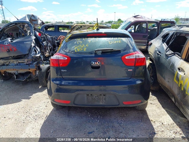 2014 Kia Rio 5 Lx მანქანა იყიდება აუქციონზე, vin: KNADM5A39E6928175, აუქციონის ნომერი: 20261358