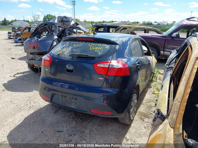 2014 Kia Rio 5 Lx მანქანა იყიდება აუქციონზე, vin: KNADM5A39E6928175, აუქციონის ნომერი: 20261358