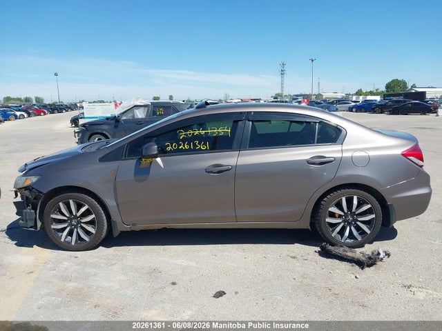 20261361 :رقم المزاد ، 2HGFB2F71DH035332 vin ، 2013 Honda Civic Touring مزاد بيع