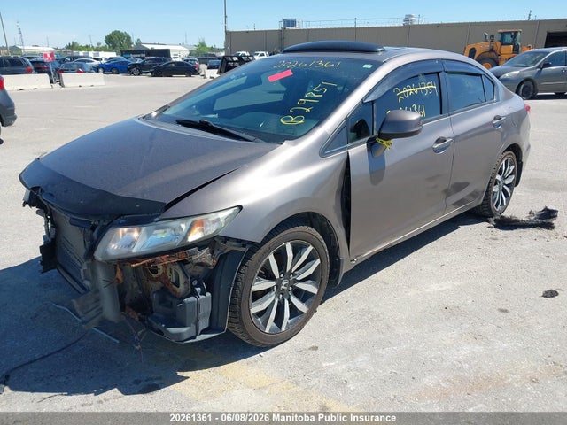 20261361 :رقم المزاد ، 2HGFB2F71DH035332 vin ، 2013 Honda Civic Touring مزاد بيع