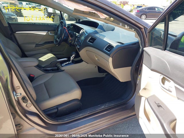 20261361 :رقم المزاد ، 2HGFB2F71DH035332 vin ، 2013 Honda Civic Touring مزاد بيع