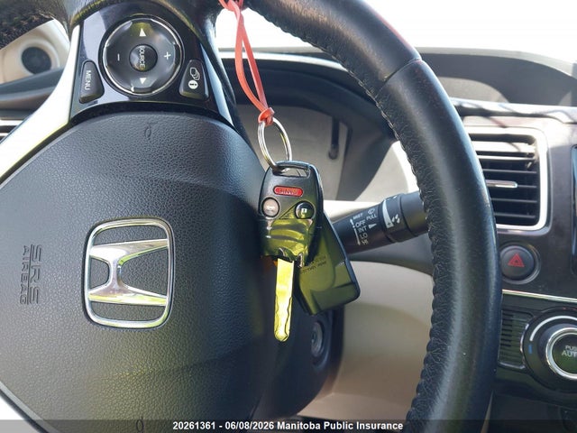 20261361 :رقم المزاد ، 2HGFB2F71DH035332 vin ، 2013 Honda Civic Touring مزاد بيع