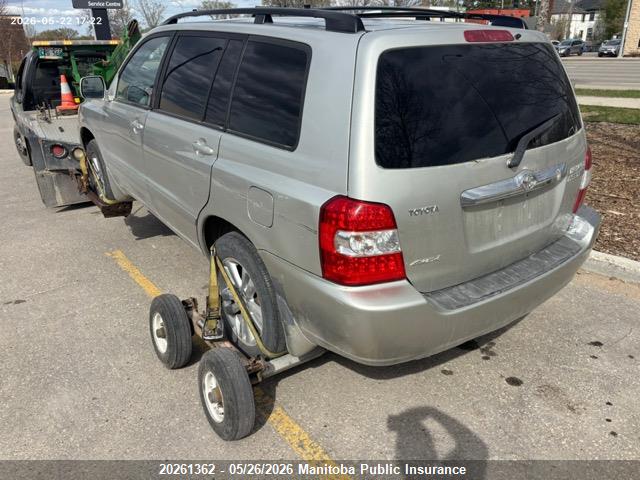 Aukcja sprzedaży 2006 Toyota Highlander Hybrid, vin: JTEHW21A460002875, numer aukcji: 20261362