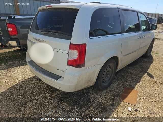 2013 Chrysler Town & Country Limited მანქანა იყიდება აუქციონზე, vin: 2C4RC1GG2DR816615, აუქციონის ნომერი: 20261375