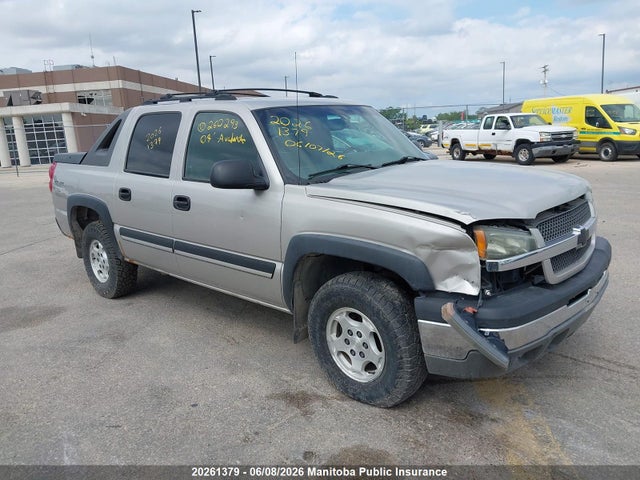 2004 Chevrolet Avalanche 1500 მანქანა იყიდება აუქციონზე, vin: 3GNEK12T44G260293, აუქციონის ნომერი: 20261379