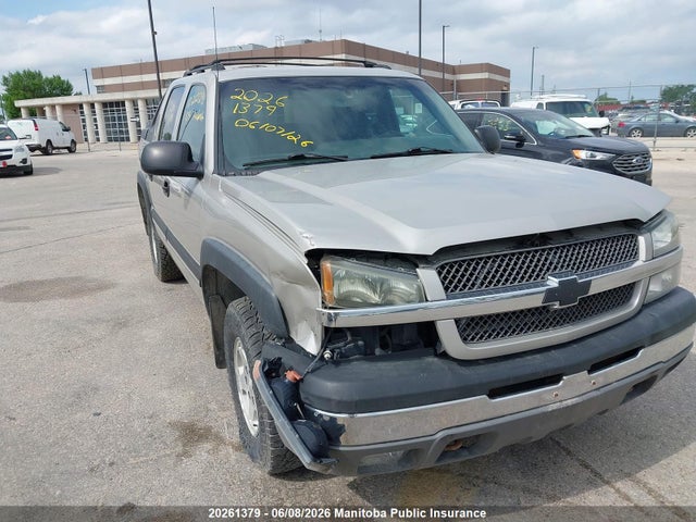 2004 Chevrolet Avalanche 1500 მანქანა იყიდება აუქციონზე, vin: 3GNEK12T44G260293, აუქციონის ნომერი: 20261379
