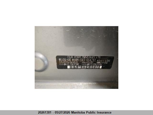 2007 Subaru Impreza მანქანა იყიდება აუქციონზე, vin: GH3004291, აუქციონის ნომერი: 20261381